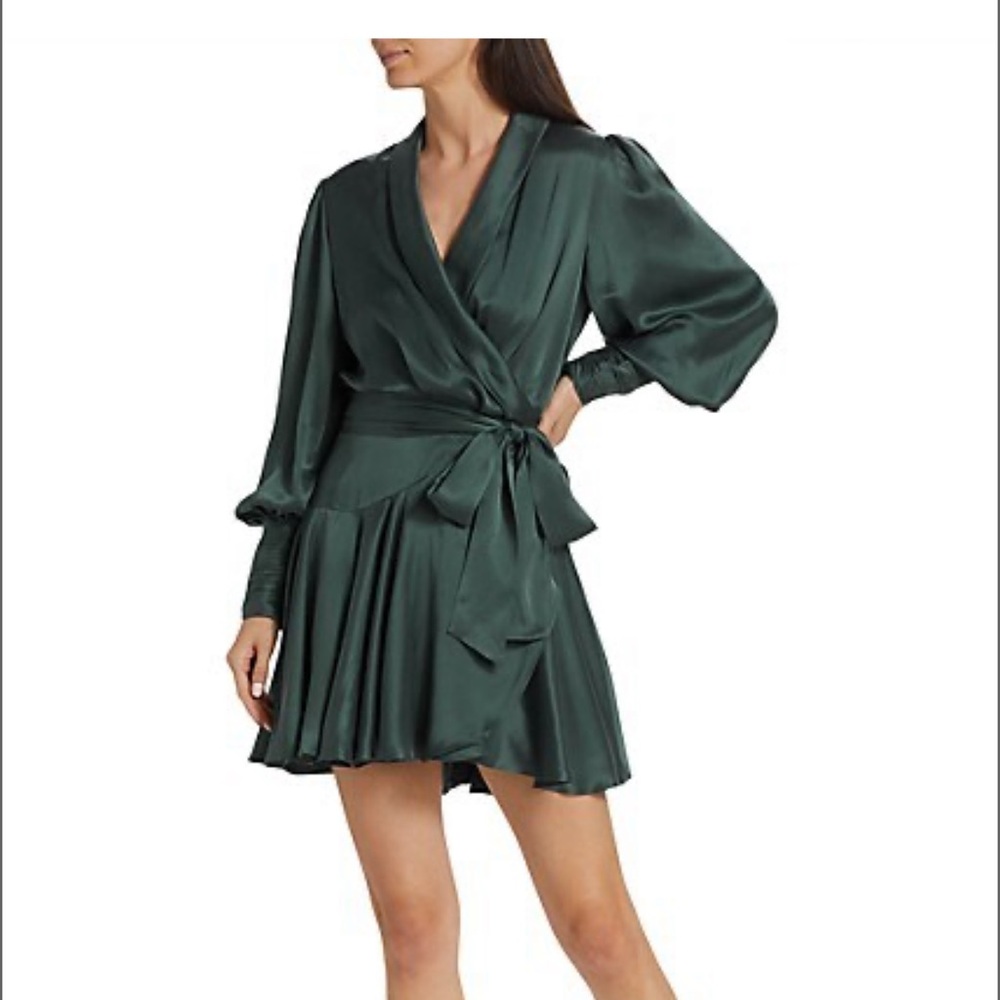 Zimmerman Silk Wrap Minidress, purchased from Saks last year
